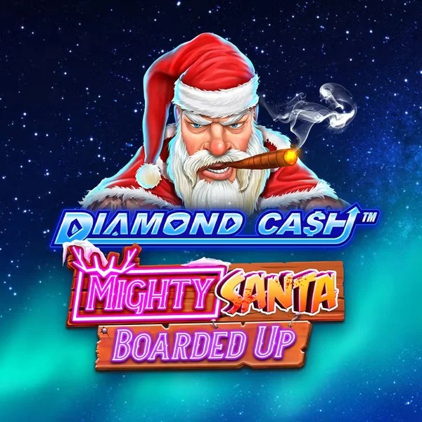 Slots logo of Diamond Cash Mighty Santa Boarded Up from Greentube at Love Casino