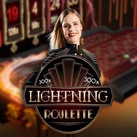 Lightning Roulette logo by Evolution at Love Casino