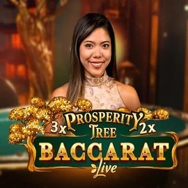 Prosperity Tree Baccarat logo – Live Casino by Evolution at Love Casino